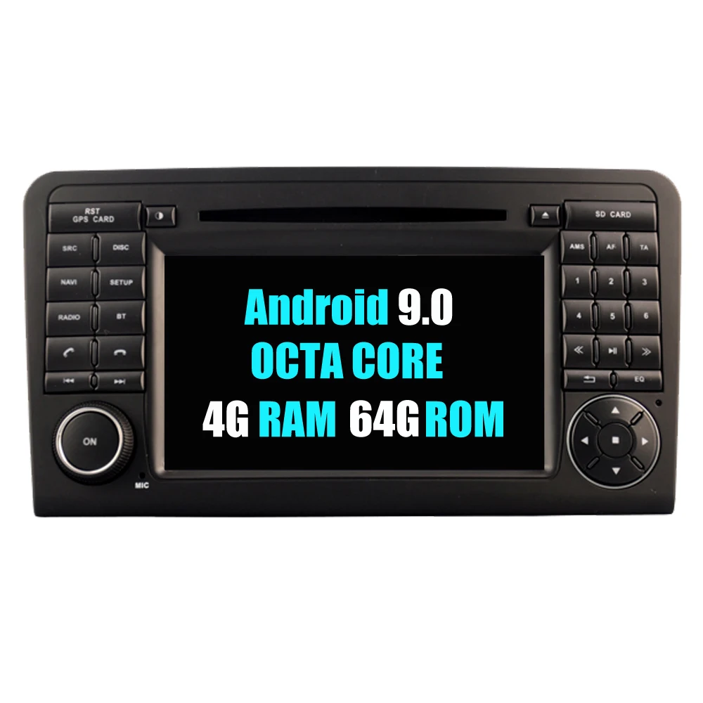 Best RoverOne Android 9.0 Car Navigation System Multimedia Player For Mercedes X164 GL320 GL350 GL420 GL450 GL500 GL550 ML55 ML63 0