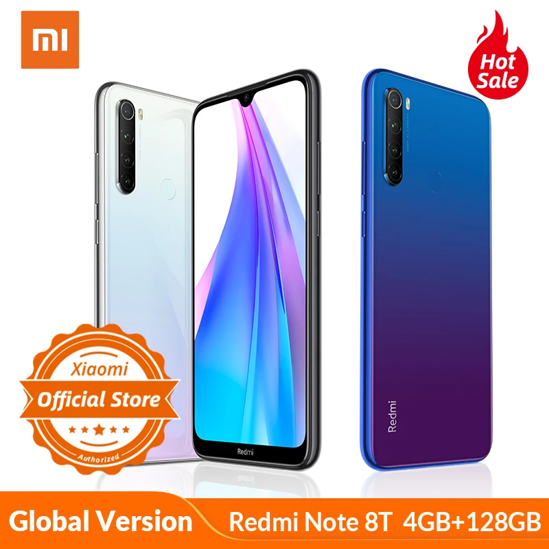 Xiaomi Redmi Note 8 T 4 Гб 128 ГБ NFC Смартфон Snapdragon 665 четыре ядра 48 МП камера 6 3 дюйма 4000 мА/ч 18
