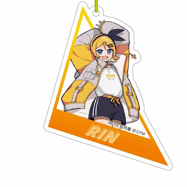 Hatsune Miku Kaito Meiko Acrylic Keychain Kagamine Rin Len Vocaloid Hatsune Miku Anime Periphery Keychain Pendant