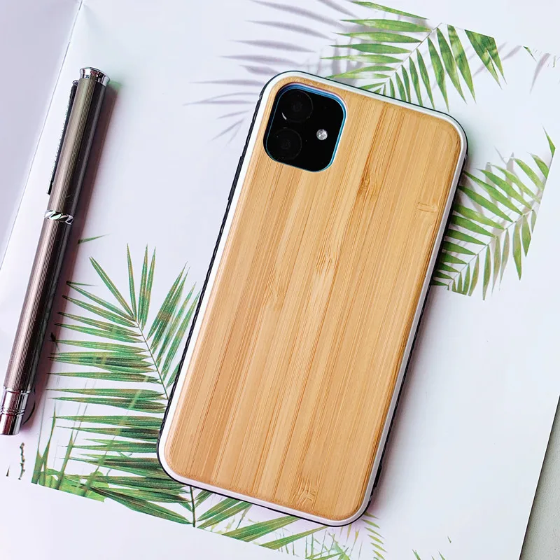 Чехол из натурального дерева для iPhone11 max жесткие чехлы бамбука и iPhone 11 Pro 2019 на XR X Xs