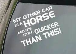 Другая езда-это лошадь. Забавный компьютер/окно JDM евро виниловая наклейка стикер