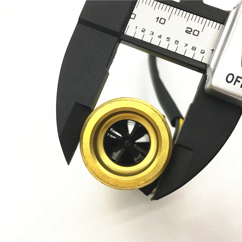 G3/4"Brass Hall flow rate meter NTC temperature measurement G3/4 water flow sensor meter