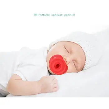 

Kuulee Baby Pacifier Silicone Nipple Extension Type Infant Pacifier Teat Toy Baby Pacifier Baby Sleepy Silicone Pacifier