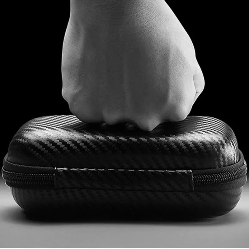 OOTDTY сумка для хранения из искусственной кожи с углеродным узором чехол для DJI OSMO Mobile 3 камера 180x150x60 мм