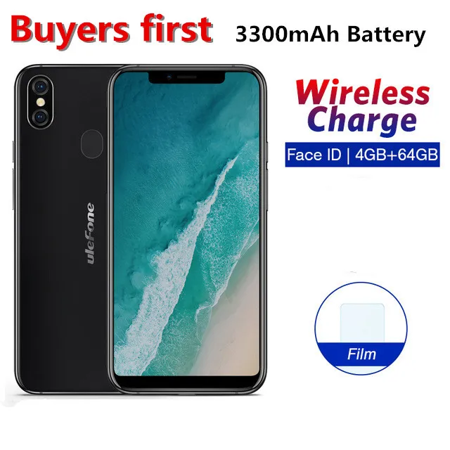 Ulefone X 5 85 &quotHD + смартфон MT6763 Восьмиядерный Android 8 1 ОЗУ 4 Гб ПЗУ 64 ГБ 16 МП беспроводной
