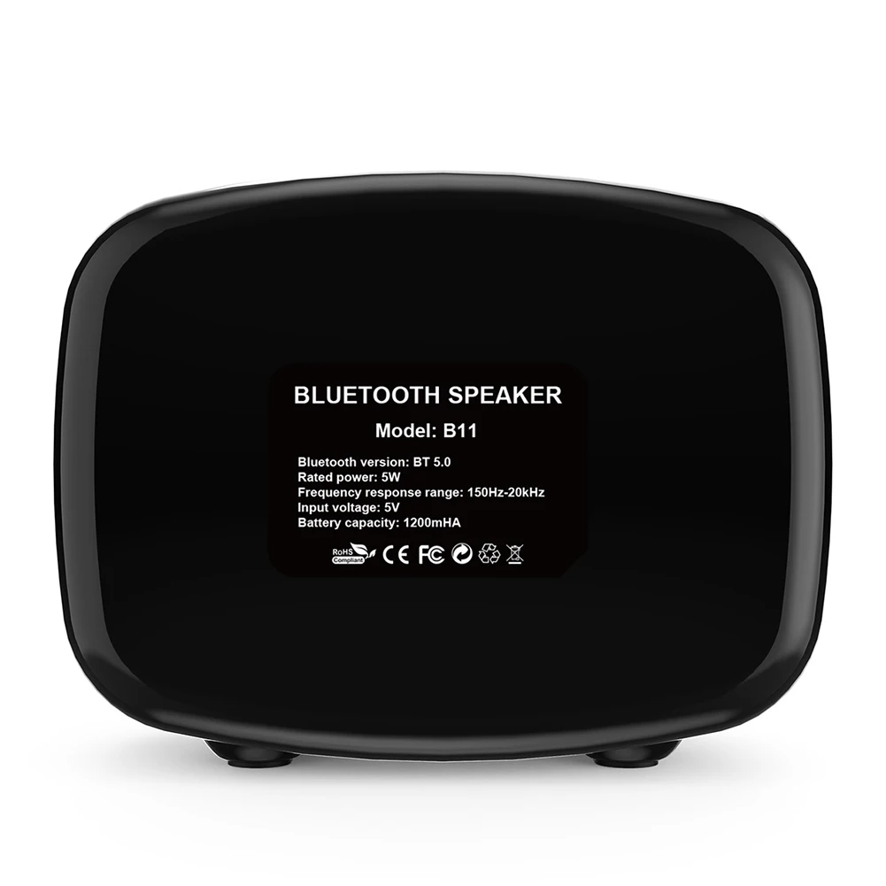 Мини ABS беспроводной подарок Bluetooth динамик кнопка сенсорный FM радио HiFi стерео