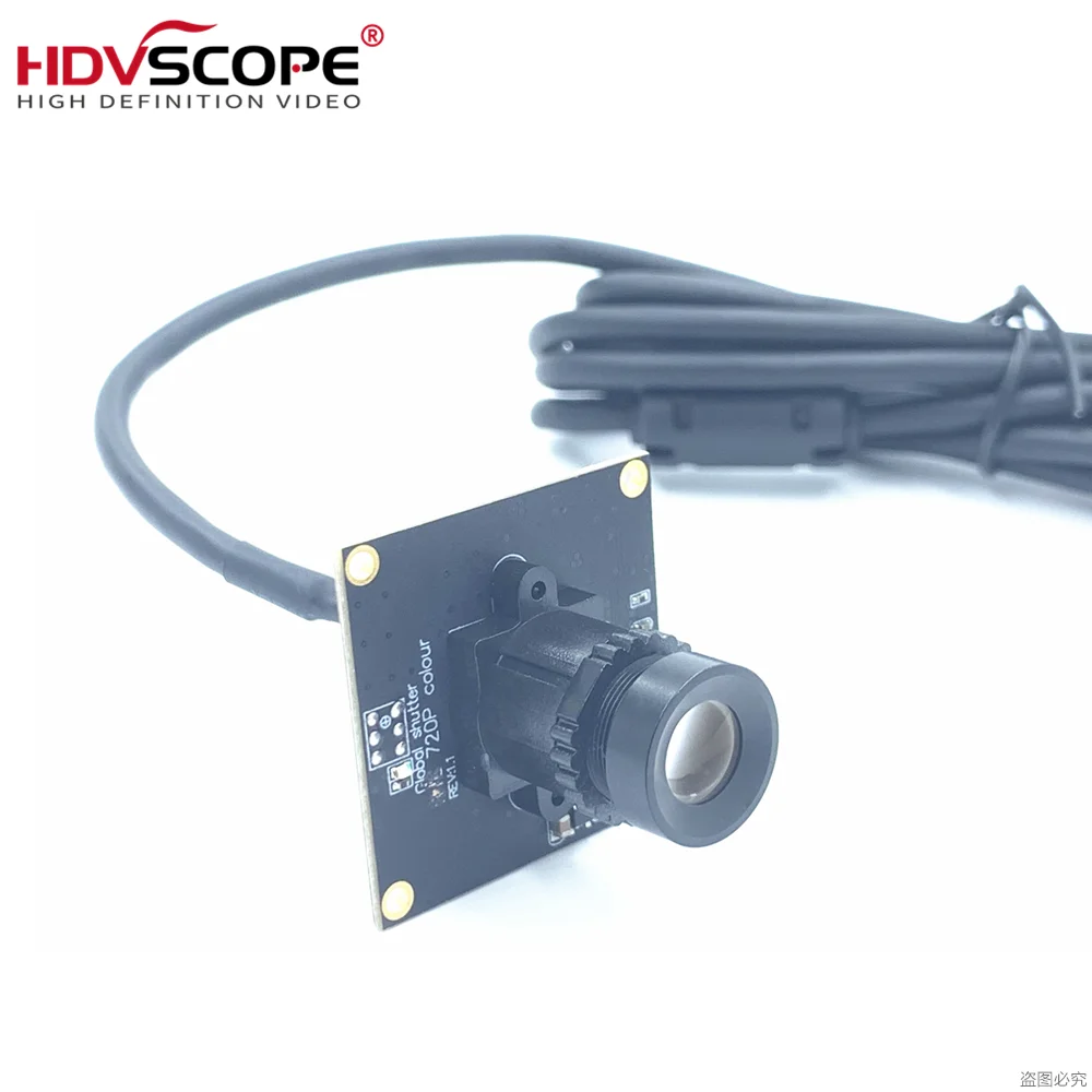 720p Global shutter 32X32mm 1/4 OV9782 1Mp Color 120fps USB Camera