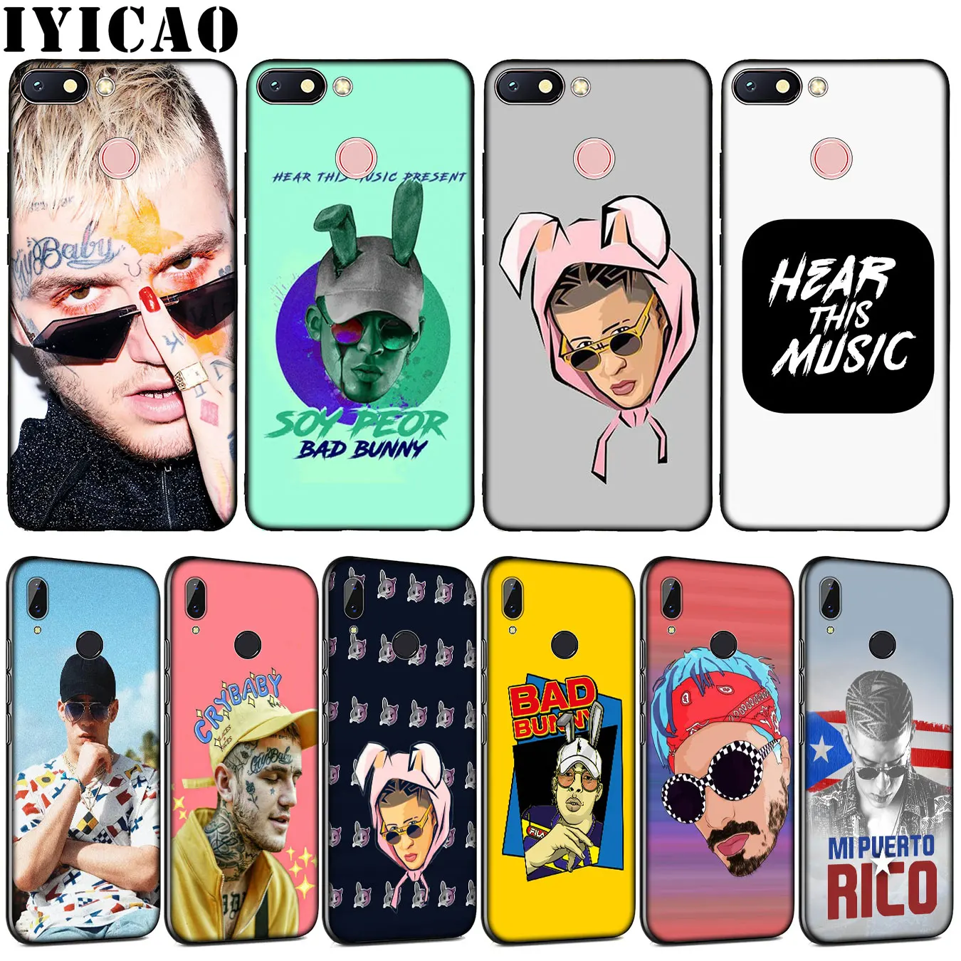 Bad Bunny Maluma Lil Peep Leading Soft TPU Silicone Phone Case for Xiaomi Redmi Note 8 8A 8T 7 7A 6 6A 5 5A GO S2 K30 K20 Pro |