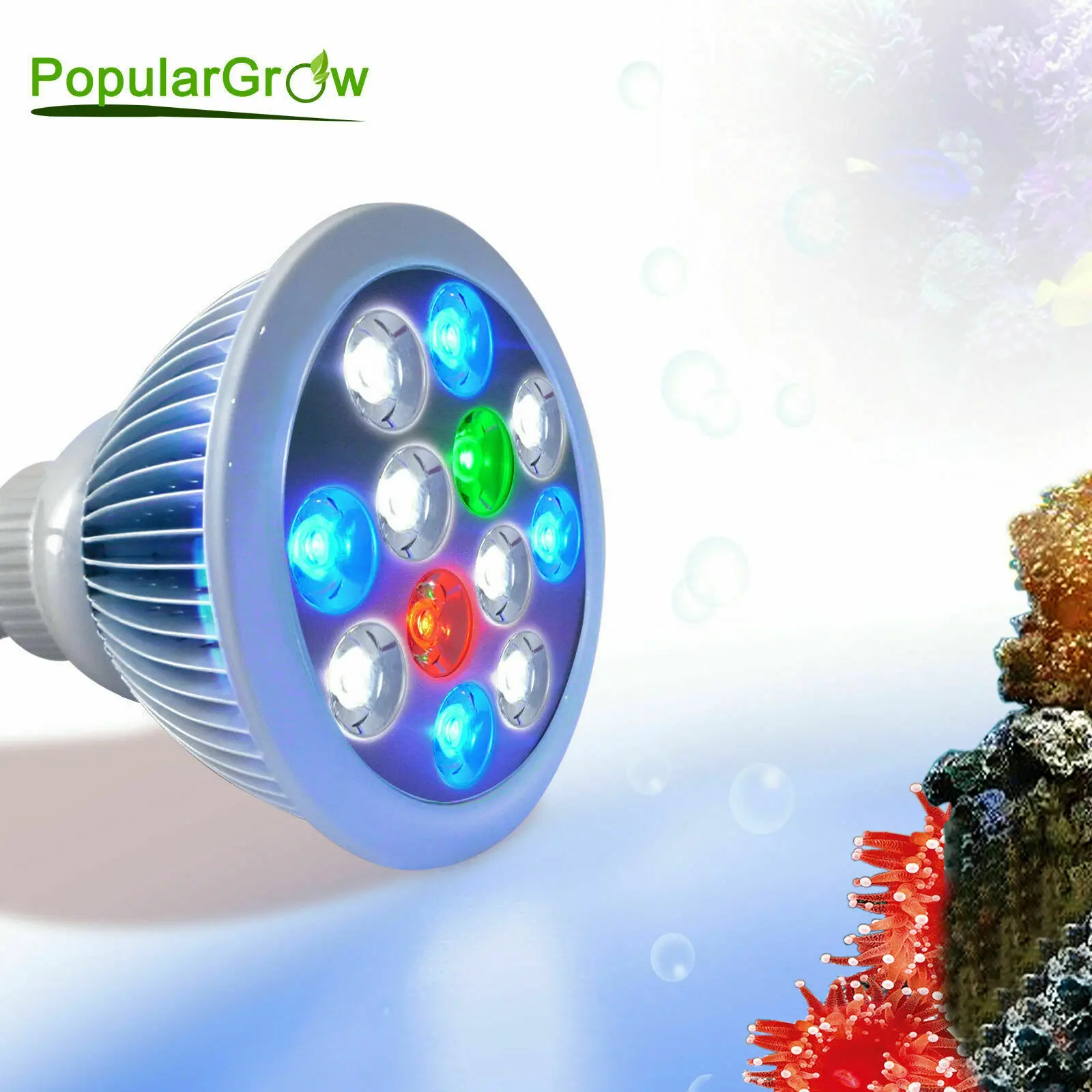 

Aquarium Light led E27 12W Reef Led Light for SPS LPS Coral Fish Tank