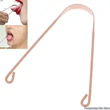 

Pure Copper Tongue Scraper Cleaning Oral Hygiene Scraper Fresh Breath Tongue Toothbrush Oral Hygiene Care Tongue Cleaner Tools