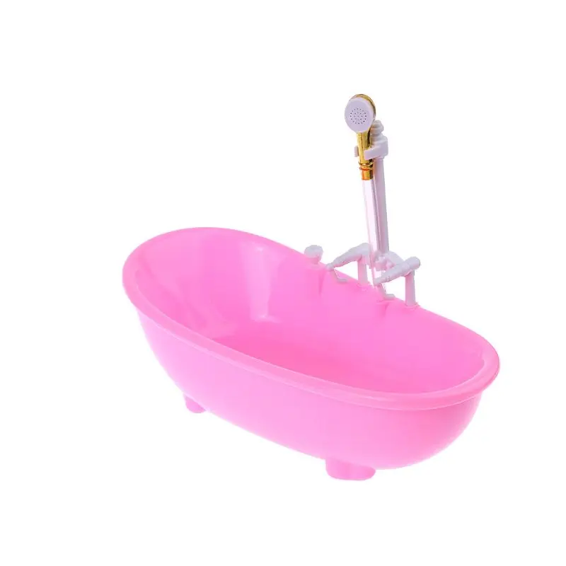 1/6 кукольный домик электрический мебель для ванной Аксессуары для ванной комнаты, детская игрушка#905 - Цвет: PK