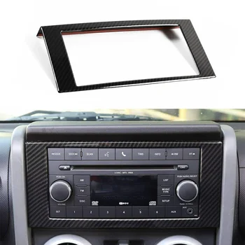 

New Arrival High Quality Suitable For 2007-10 JK Wrangler JK JKU Center Console CD Panel Decorative Frame