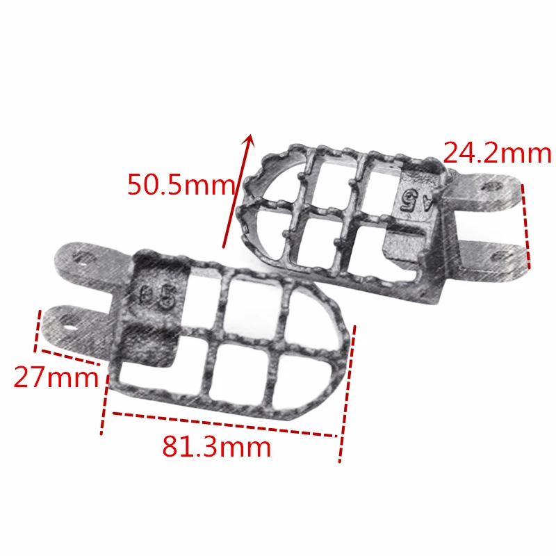 Для Honda XR250 XR 250 400 CR80 XR650L 96-05 XR350R 83-84 XR600R 89-00 XR650R 00-05 Сталь Подножки