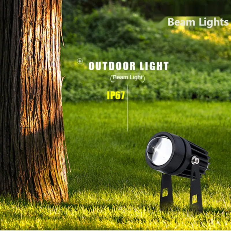 Beam Light Led Remote Spotlight 1W 3W Spotlight Wall Washer Colorful Lighting Floodlight Waterproof Outdoor 220V Landscape Light