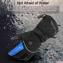 Теплые зимние перчатки с подогревом на батарейках, электрические тепловые перчатки унисекс, водонепроницаемые зимние Термические перчатки, необходимое оборудование/FFY/