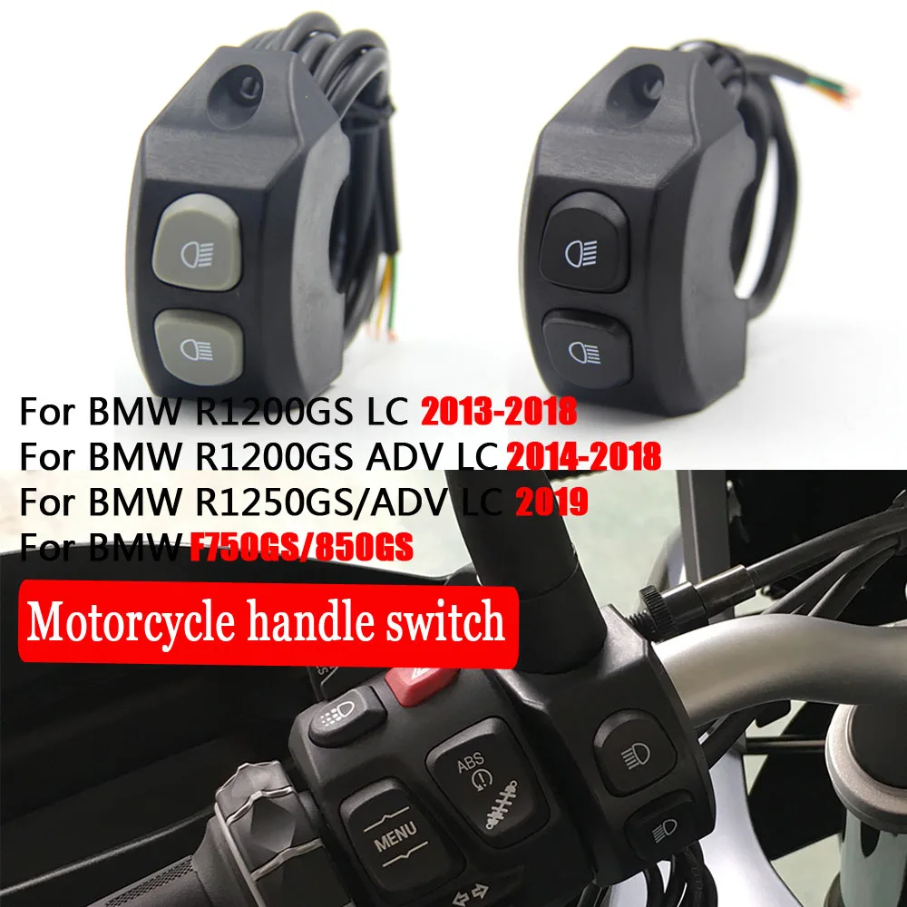 Для BMW R1200GS R 1200 GS R1250GS F850GS F750GS ADV Adventure LC мотоциклетная ручка противотуманная фара переключатель управления смарт-реле