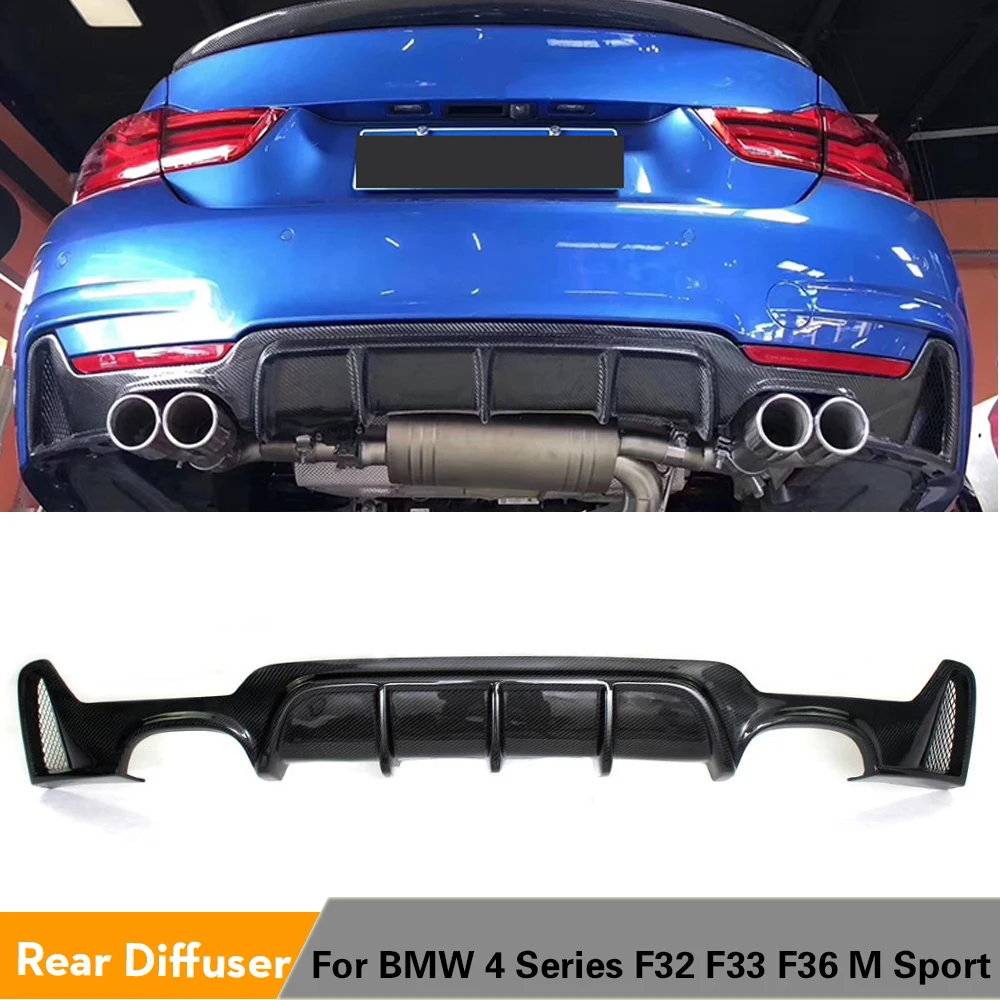 Спойлер для заднего бампера из углеродного волокна/FRP BMW 4 серии F32 F33 F36 M Sport Only 2014 -