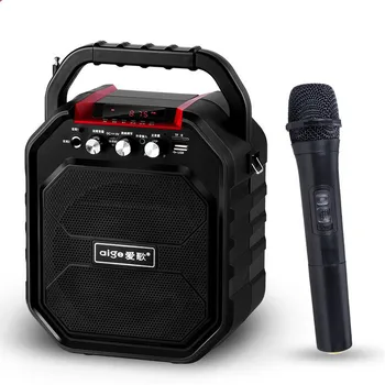 

S28 Outdoor Bluetooth Audio Portable Karaoke High Power Square Dance Speaker Support Remote Control FM Radio MIC TF AUX USB