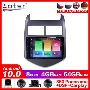 

Android 10.0 GPS Navigation Radio Player for Chevrolet Aveo 2011-2015 Video Player Stereo Headuint free map Built in Carplay dsp