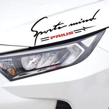 

Car Reflective Lamp Eyebrow Decal Headlight Trim Refit Sticker for Toyota Prius auris hilux Auto Cover Accessories Car-Styling