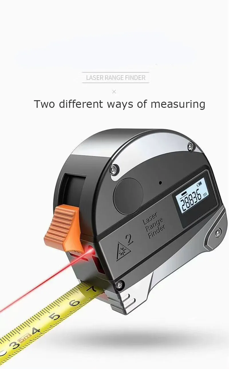 Télémètre Laser Mileseey 40m – Mesure électronique Avec Niveau à Bulle – Neuf