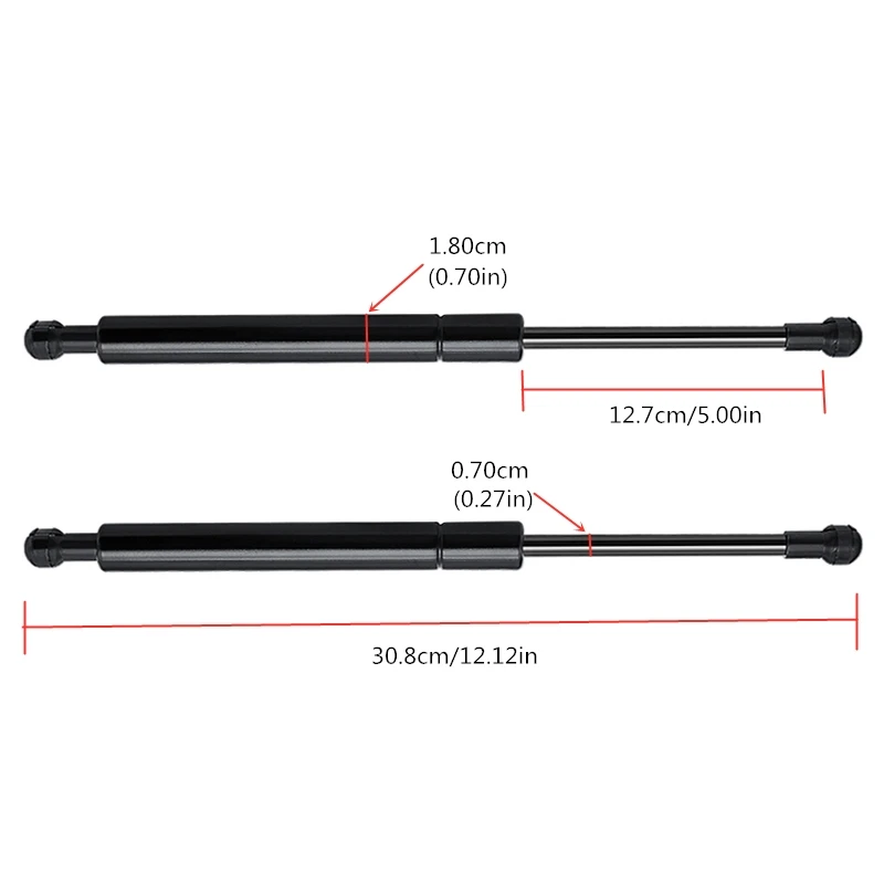  2pcs Rear Glass Window Lift Supports Rear boot Supports Gas Spring Lift Support Strut Shock For INF