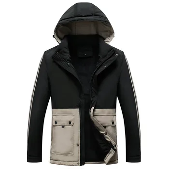 

2019 New Waterproof Hooded Manteau Homme Hiver