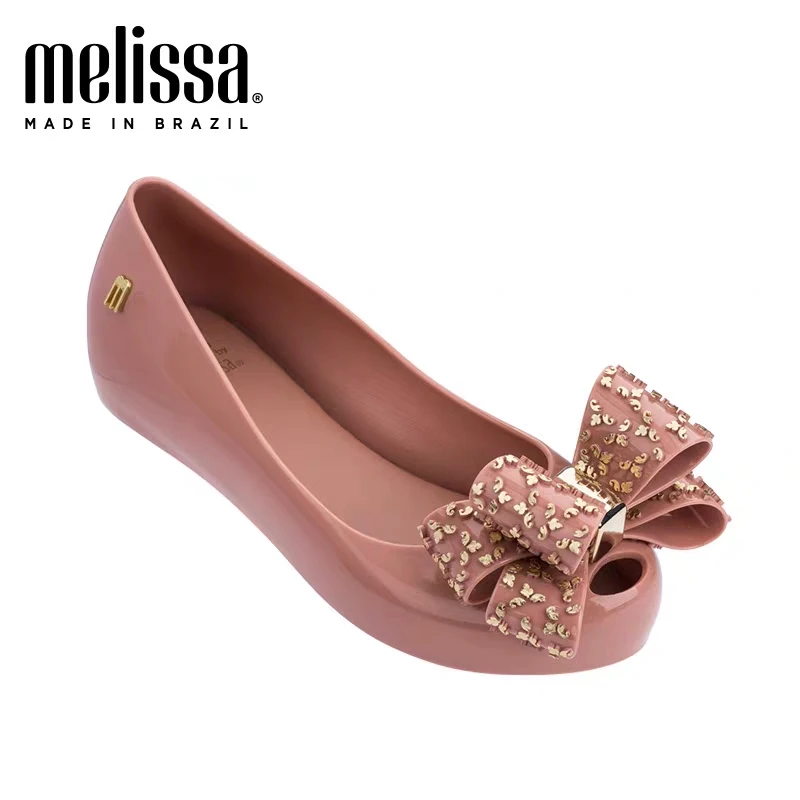 Новинка 2020 женские ультралегкие сандалии Melissa на плоской подошве Брендовые желе