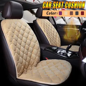 

Front Car Plush Seat Cover Cushion Pearl Velvet Comfortable Protection Seat Back Cushion Pad Mat Backrest for Winter 109*52cm