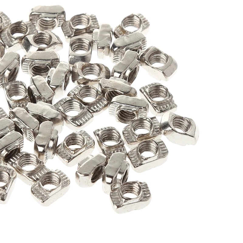 

50Pcs/Set Printer M5 T Hammer Nut Fastener Connector For 2020 Profile