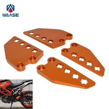 

waase Motorcycle Foot Protection Cover Mount Heel Guard Cover Protector For KTM DUKE 250 390 Duke250 Duke390 2017 2018 2019 2020