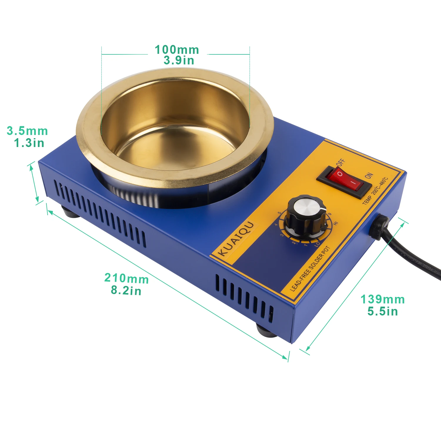 300W 150W Solder Pot Tin Melting Furnace Thermoregulation Soldering Desoldering Bath 100/80/50/36mm 200~480 Centigrade 110V 220V best soldering iron for electronics