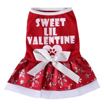 

Pet Dress Pink Green Red Puppies Dog Christmas Party Skirt Clothes Cosplay Costume For Chihuahua