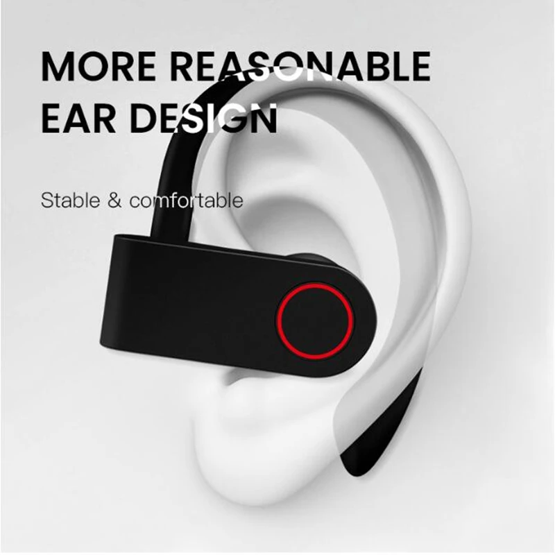 Новые наушники TWS Bluetooth, настоящие беспроводные наушники, 8 часов, музыка, bluetooth 5,0, беспроводные наушники, водонепроницаемые спортивные наушники