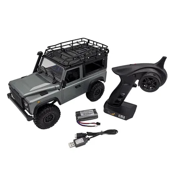 

MN99S 1:12 2.4G 4WD Off-Road Vehicle Model RC Climbing Car Toy For Kids Gifts With One Battery - Upgraded Car Lamp Grey