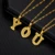 Collier Femme 2020 Capital Letter Neckaces For Women Boho Jewelry Нержавеющая Сталь Алфавит Начальное Ожерелье Лучший Друг Подарок