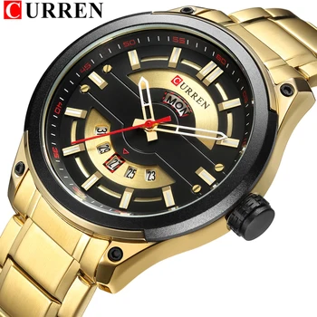 

Relogio Masculino CURREN Mens Watches Luxury Top Brand Men's Fashion Casual Steel Watch Military Quartz Wristwatch Reloj Hombres