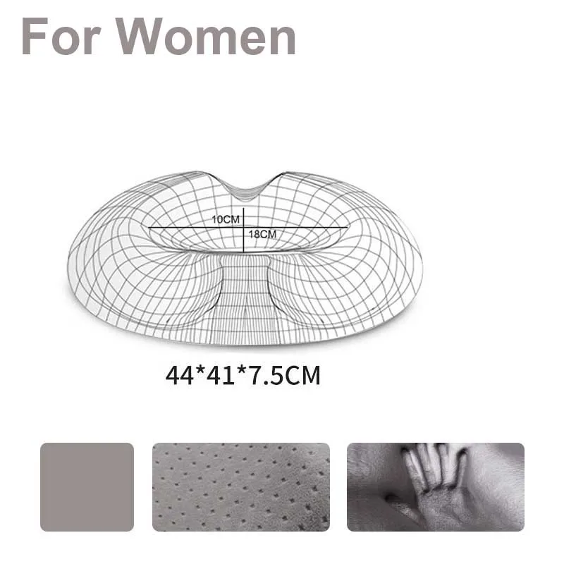 Подушка для сидения, нескользящая Ортопедическая подушка с эффектом памяти, копчик, подушка для задней кости, Подушечка Для Снятия Боли, для офисного кресла, автомобильное сиденье, боль в спине
