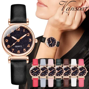 

Women Watch Starry Sky Leather Band Wrist Watches Luxury Analog Quartz Wristwatch Ladies Gift Watch Women Clock Relogio Feminino