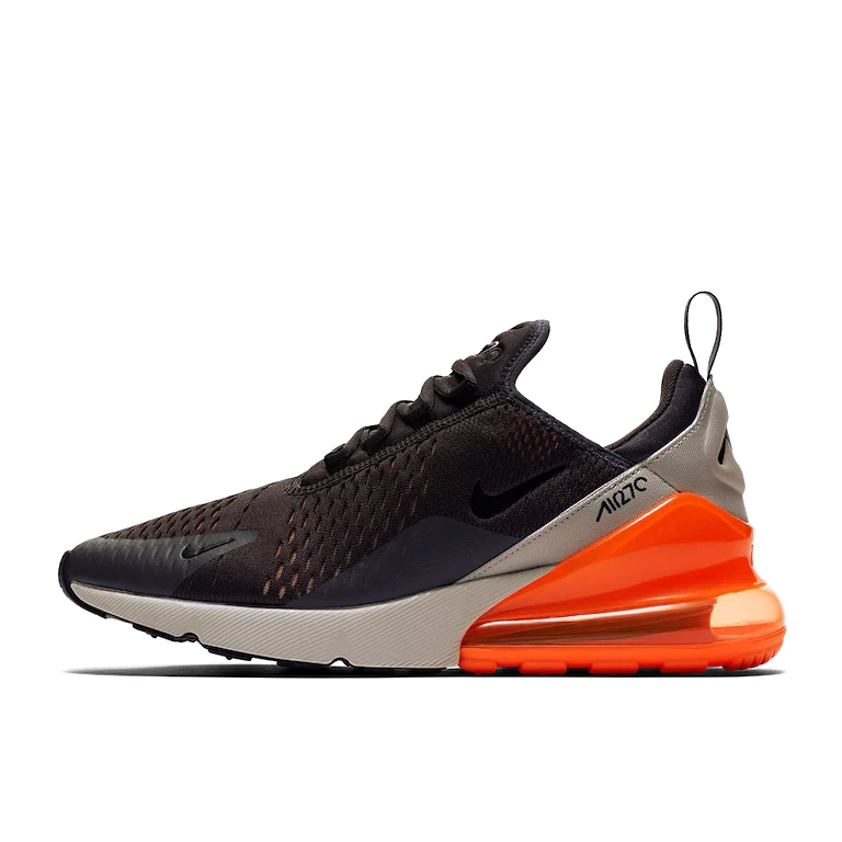 Оригинальные подлинные мужские кроссовки для бега от Nike Air Max 270, дышащие, противоударные, Нескользящие, AH8050