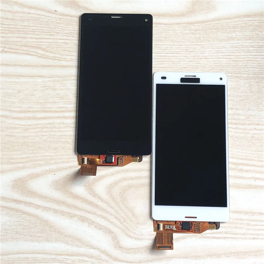 Ceny Oryginalny LCD do Sony Xperia Z3 kompaktowy wyświetlacz LCD Z3 mini LCD D5803 D5833 montaż digitizera ekranu dotykowego darmowa wysyłka