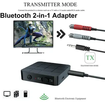 

Bluetooth Transmitter And Receiver 5.0 Wireless Audio Adapter 2in1 Music 3.5mm