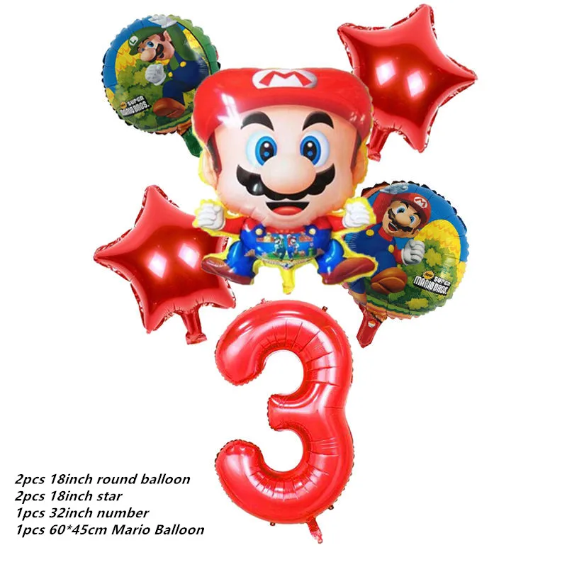 Number 3 Set 10 шт/лот Супер Марио тема стаканчики для вечеринки Супер Марио бумажные чашки Дети День рождения украшения Марио Bros вечерние поставки - Цвет: Number 3 Set
