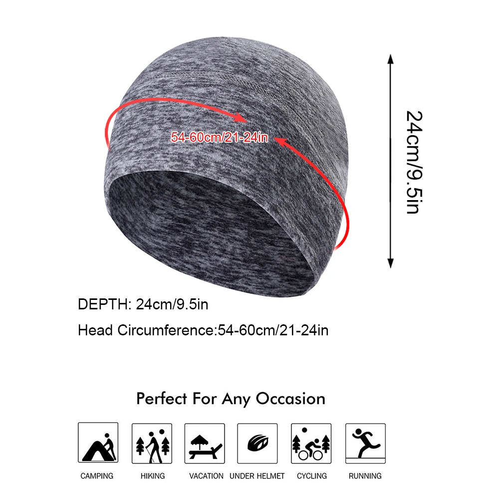 Cationic Fabric Casual Thermal Polar Fleece Wool Hats Knit Caps Winter Warmer Beanies Skullies Snowboard Headwear for Men Women winter cap for men