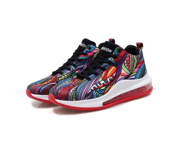 

Fashion Male's Casual Shoes Lightweight Air Cushion Shock Absorption Sheos Men Colorfull Anti-slip Comfortable Adult Men Shoes