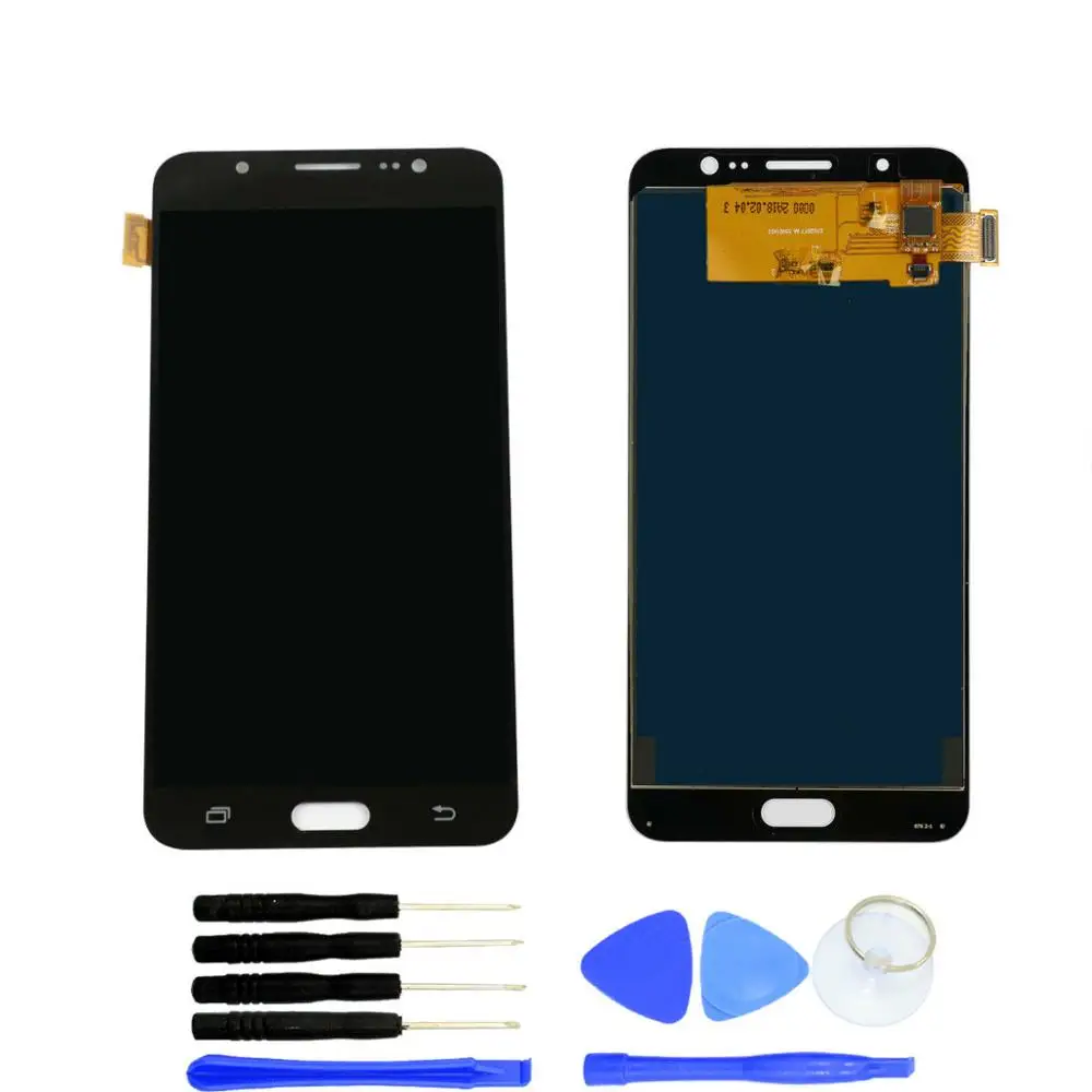 

100% Tested For Samsung Galaxy J7 2016 J710FN J710F J710M J710 LCD Display Touch Screen Digitizer Brightness Adjustable Assembly