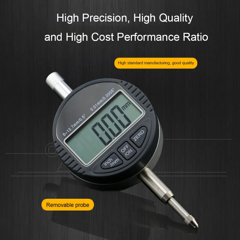 

Digital Electronic Micrometer Metric 0.01mm High Accuracy Inch Indicator Range 0-12.7mm Surface Variations Gauge LCD 0.00005