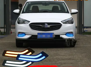 

Fast delivery Led daytime running lights+moving turn signal+blue night mode+remote control for buick excelle 2019