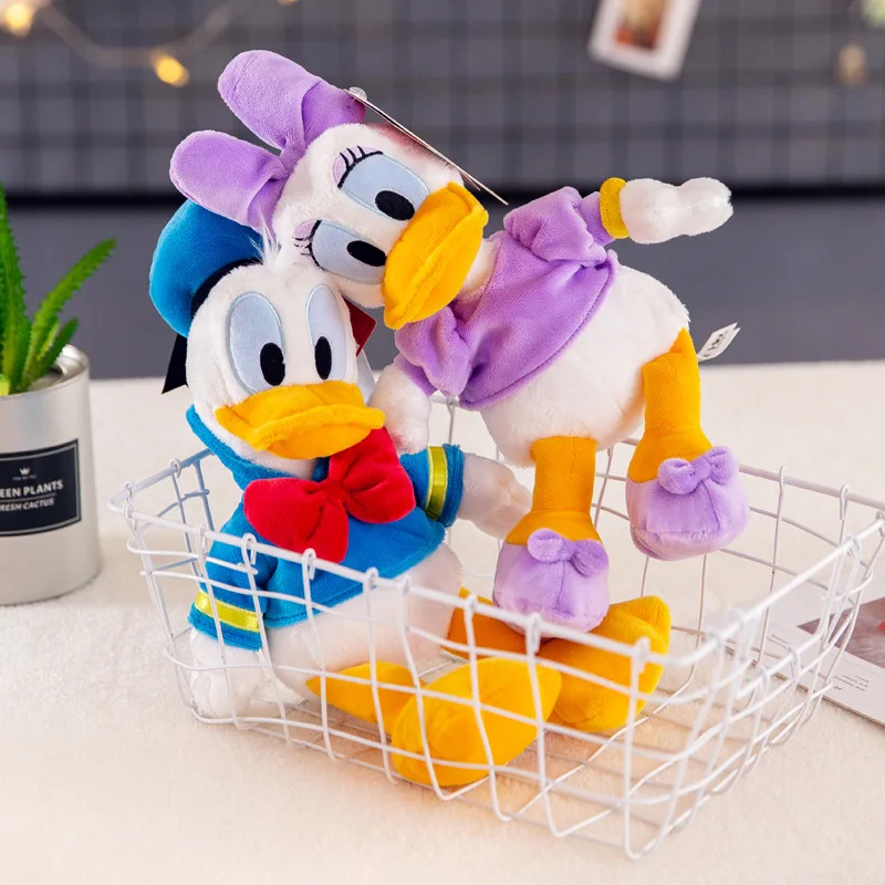 Disney Дональд Дак Дейзи Мультяшные плюшевые игрушки Мягкие кукла подарок на день
