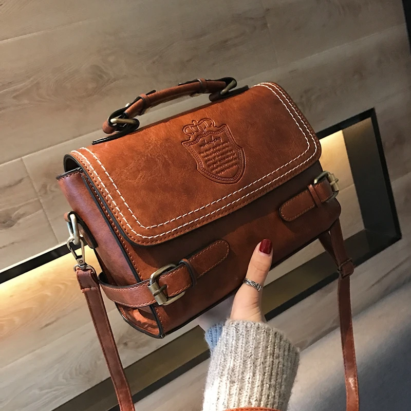 New Shell Lock Bags Fashion Vintage Famous Designer Bag Women Lady PU Leather Tote Shoulder Crossbody Bag Women's Handbags